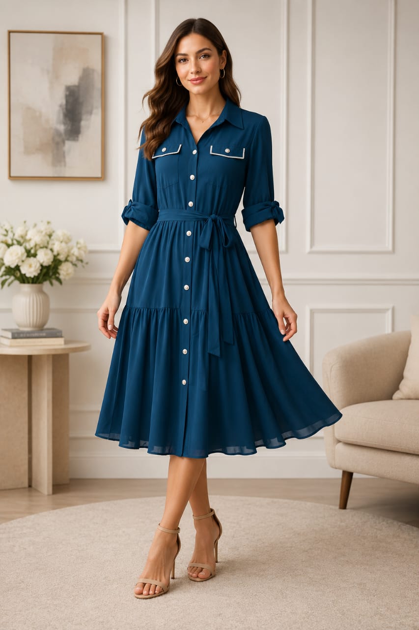 Button down dress