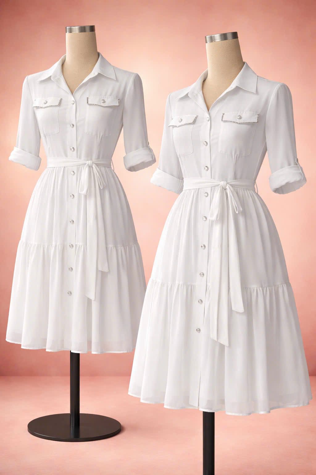 Button down dress
