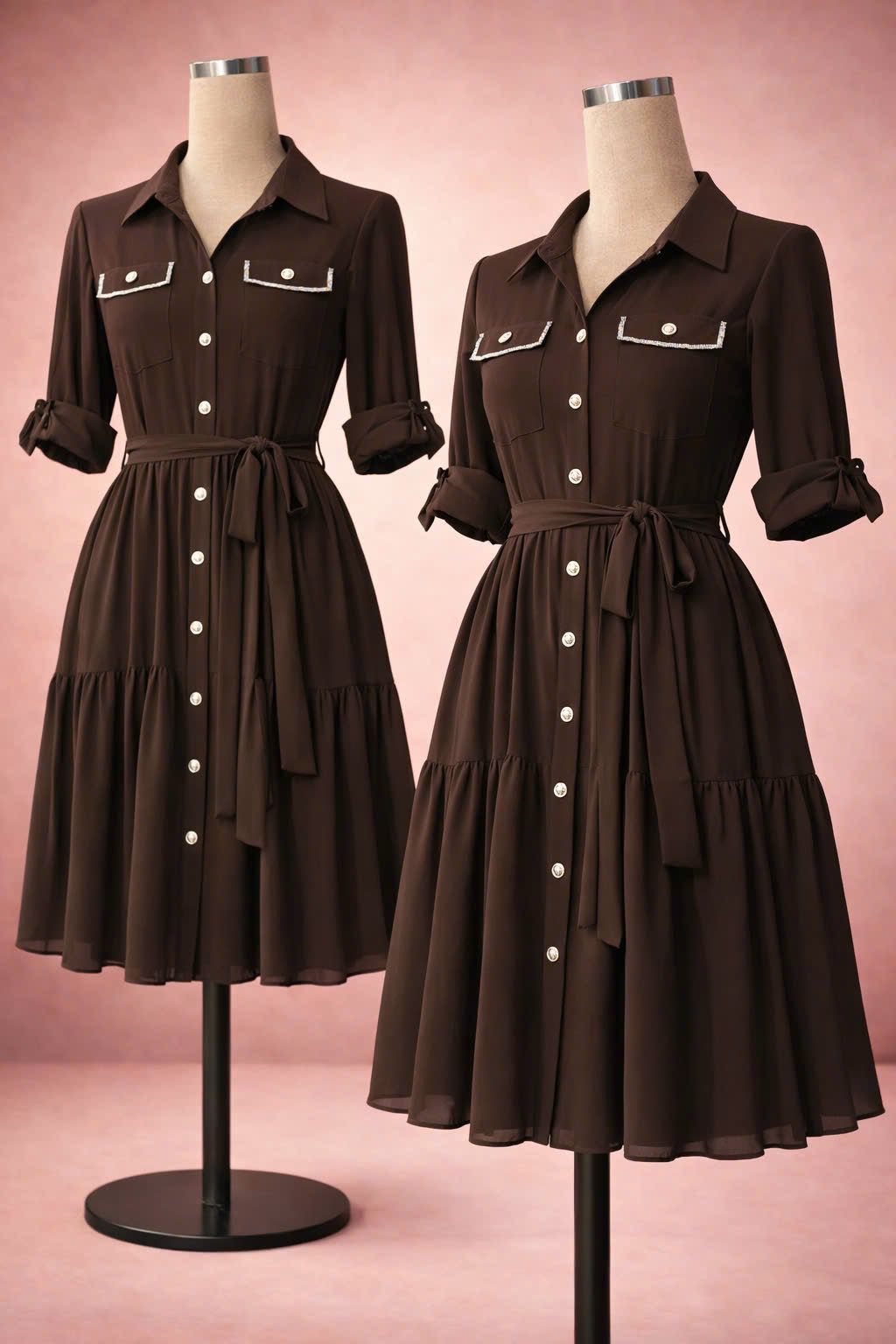 Button down dress