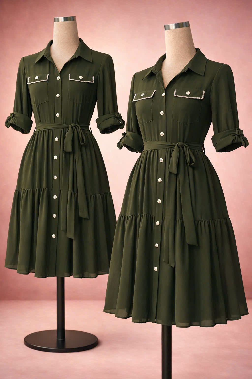 Button down dress