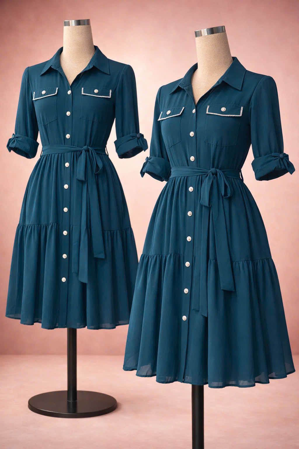 Button down dress