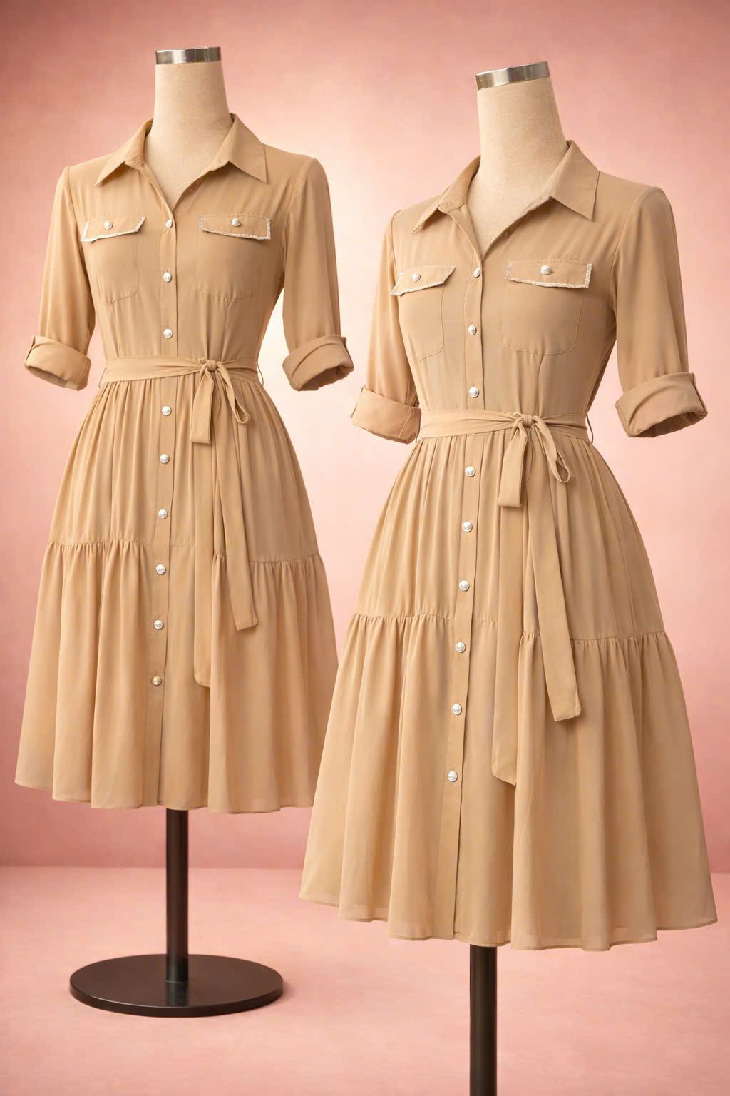 Button down dress