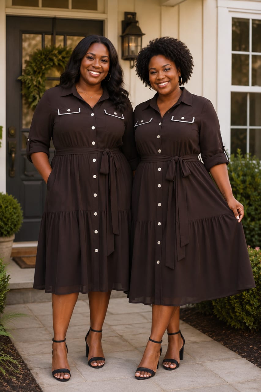 Button down dress